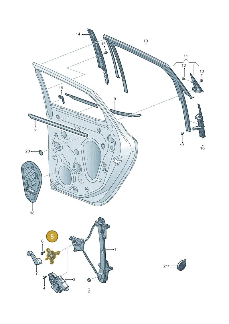 6F0839039A — SEAT Arona (2017-) diagram 835839600, position 5