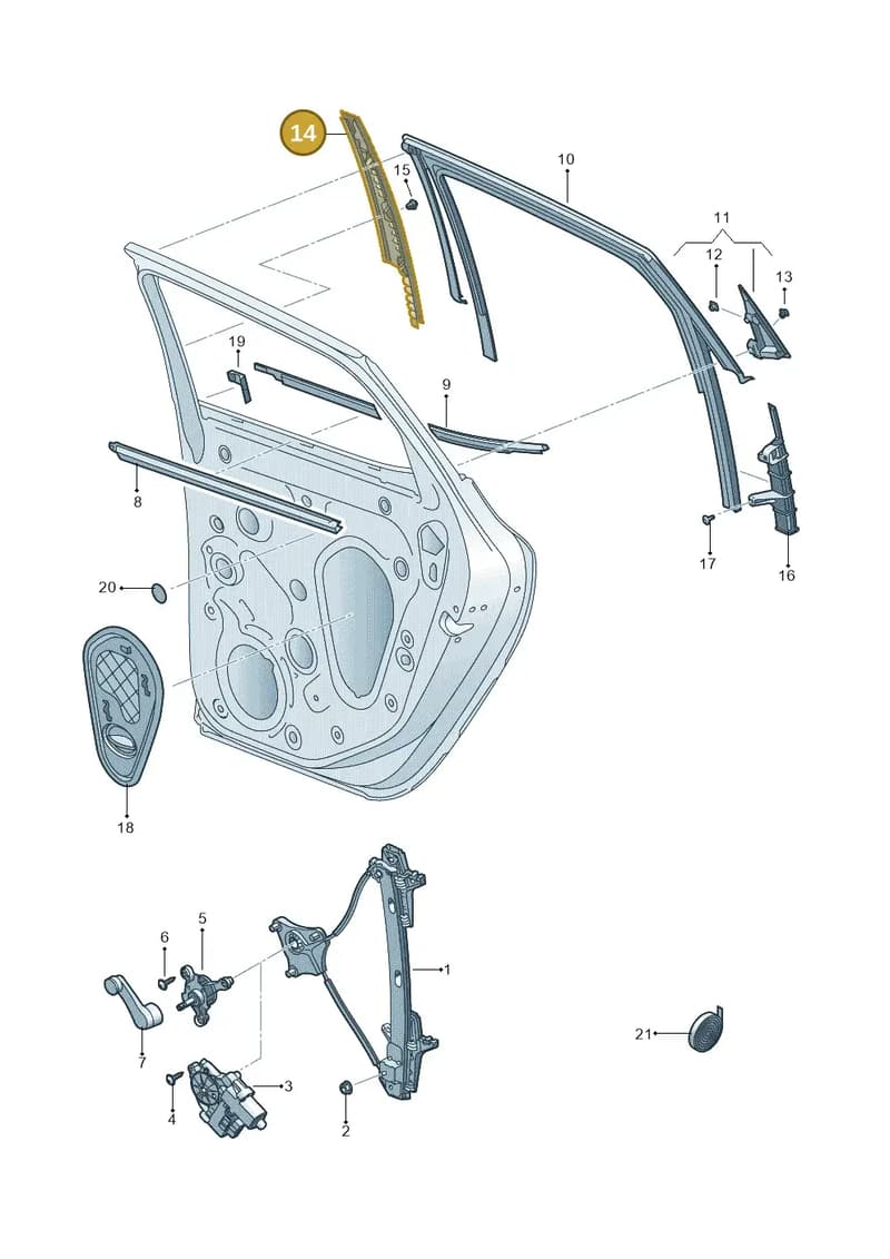 6F0839901D041 — SEAT Ibiza (2017-) diagram 835839600, position 14