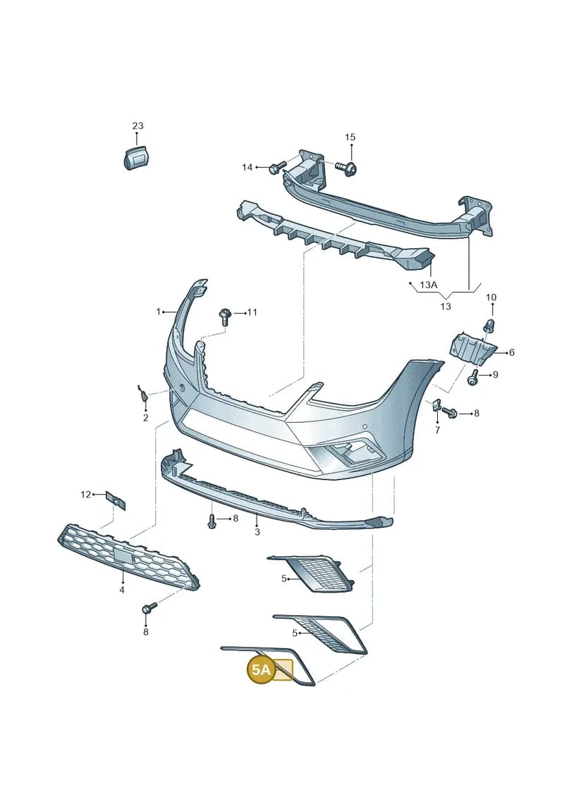 6F0853712GRU — SEAT Ibiza (2017-) diagram 835807000, position 5A