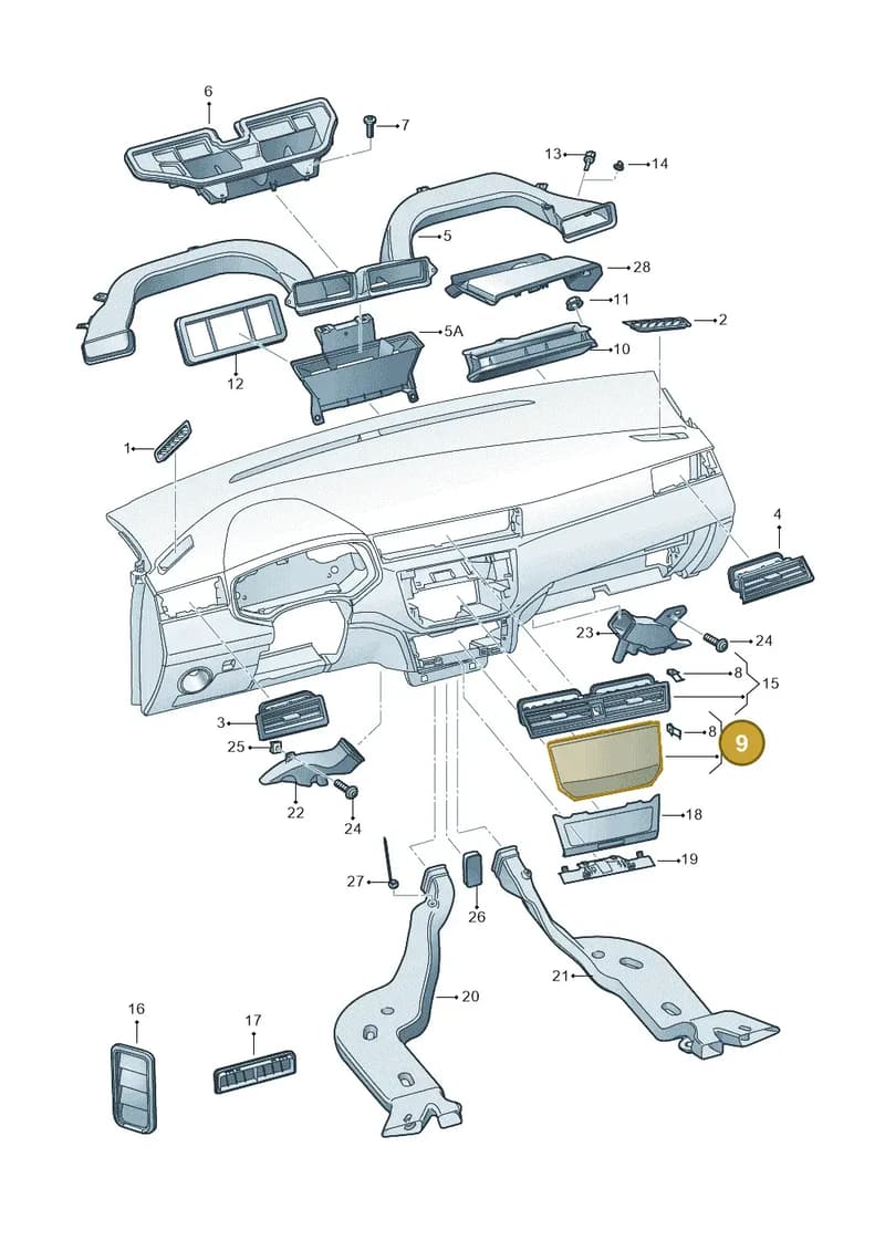 6F085806982V — SEAT Arona (2017-) diagram 835819300, position 9