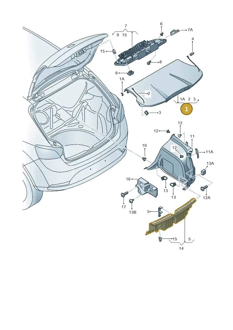 6F0867769D6E8 — SEAT Ibiza (2017-) diagram 835867800, position 1