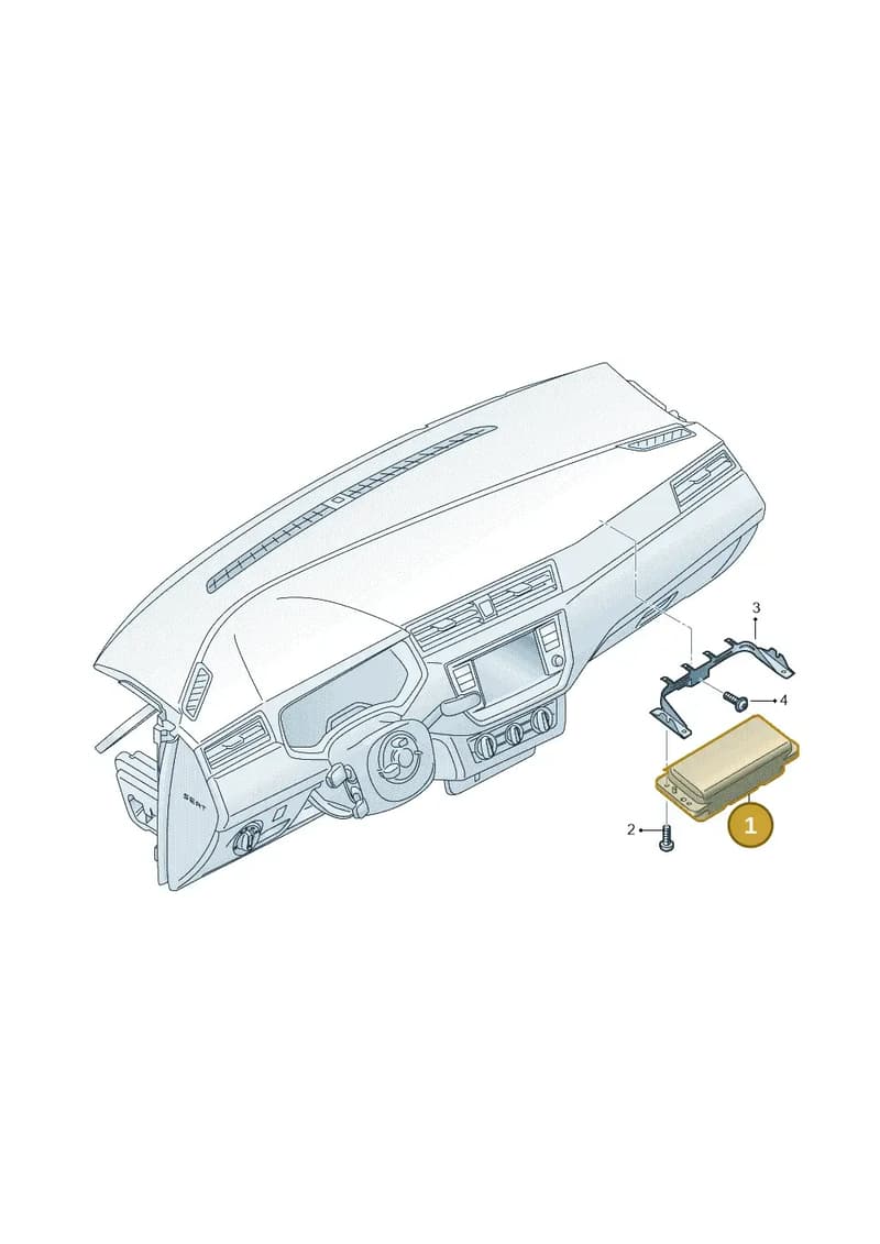 6F0880204F — SEAT Arona (2017-) diagram 835880100, position 1
