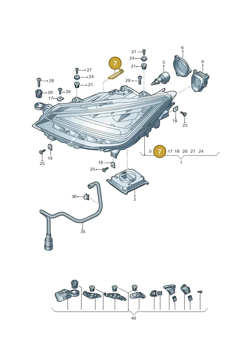 6F0941155 — SEAT Arona (2017-) diagram 835941120, position 7