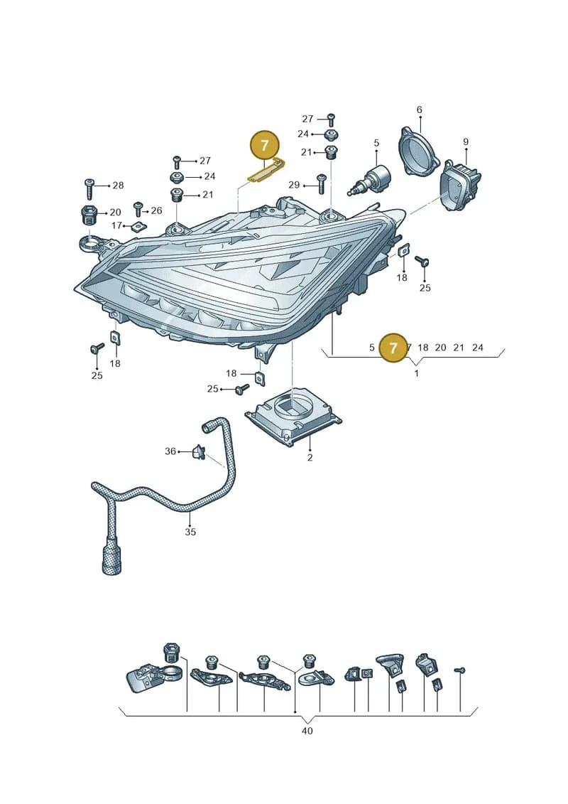 6F0941155 — SEAT Arona (2017-) diagram 835941200, position 7