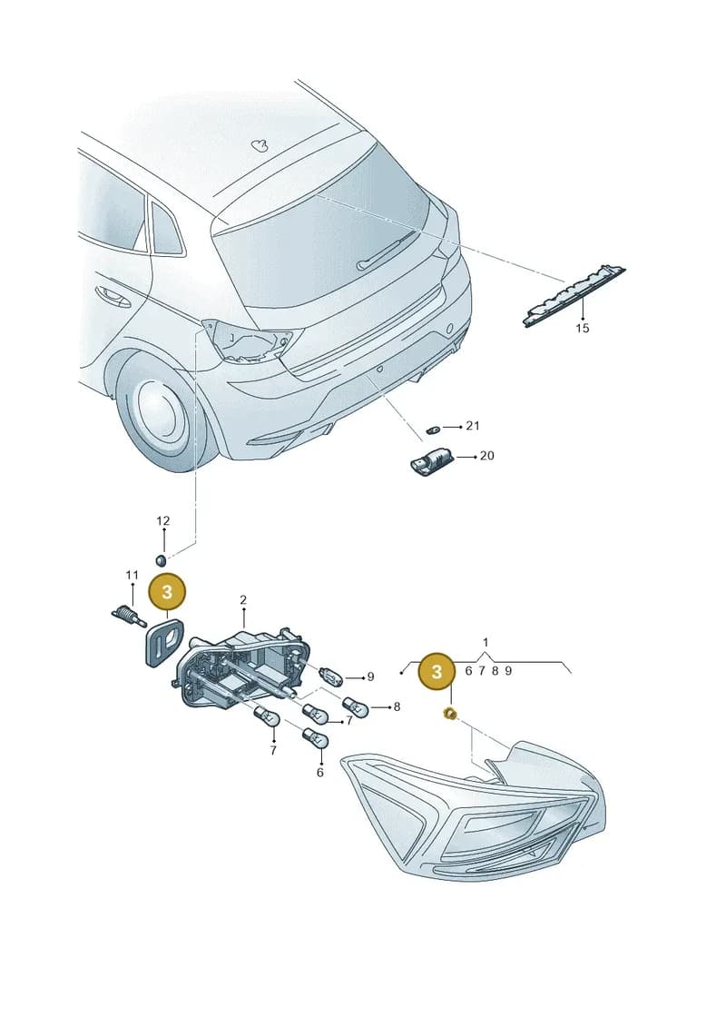 6F0945192 — SEAT Ibiza (2017-) diagram 835945000, position 3