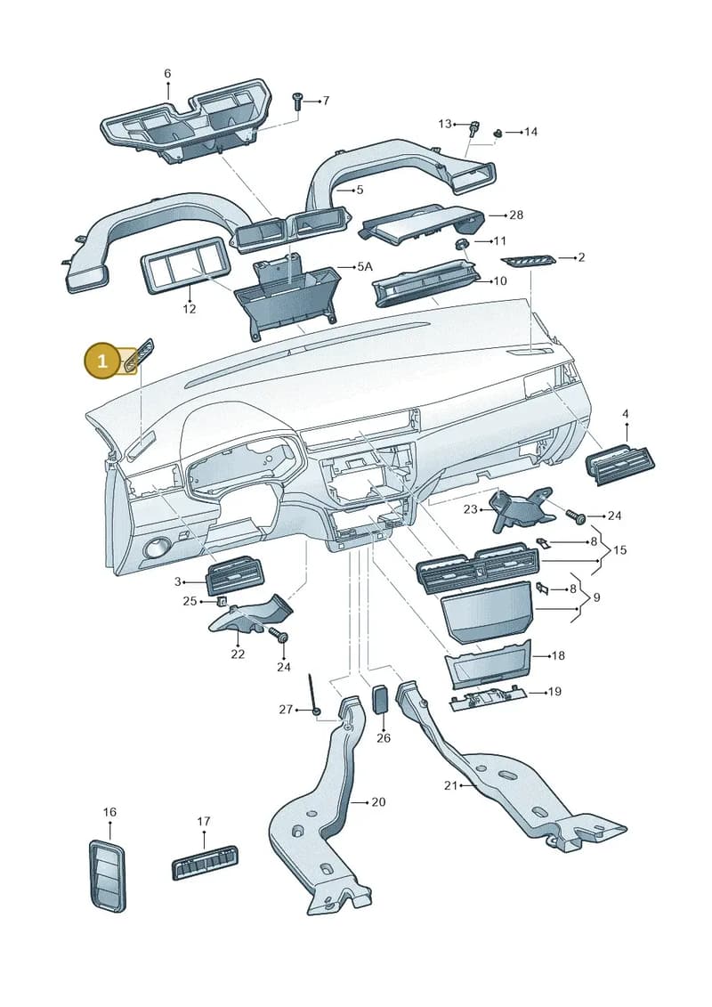 6F181979382V — SEAT Arona (2017-) diagram 835819300, position 1