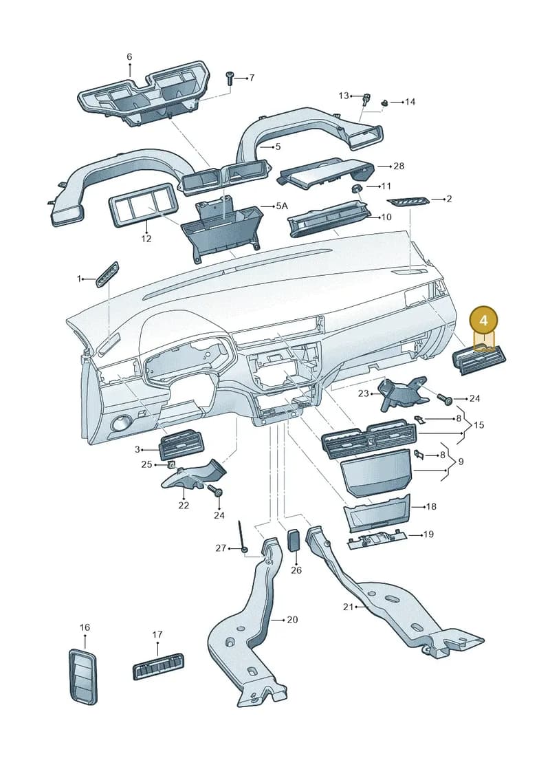 6F2820902L2ZZ — SEAT Arona (2017-) diagram 835819300, position 4
