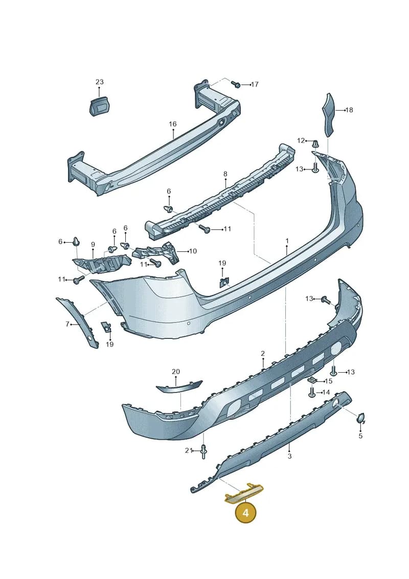 6F9807833B9B9 — SEAT Arona (2017-) diagram 471807500, position 4