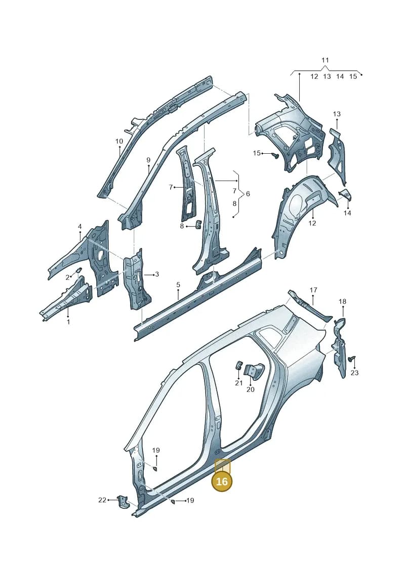 6F9809605B — SEAT Arona (2017-) diagram 471809000, position 16