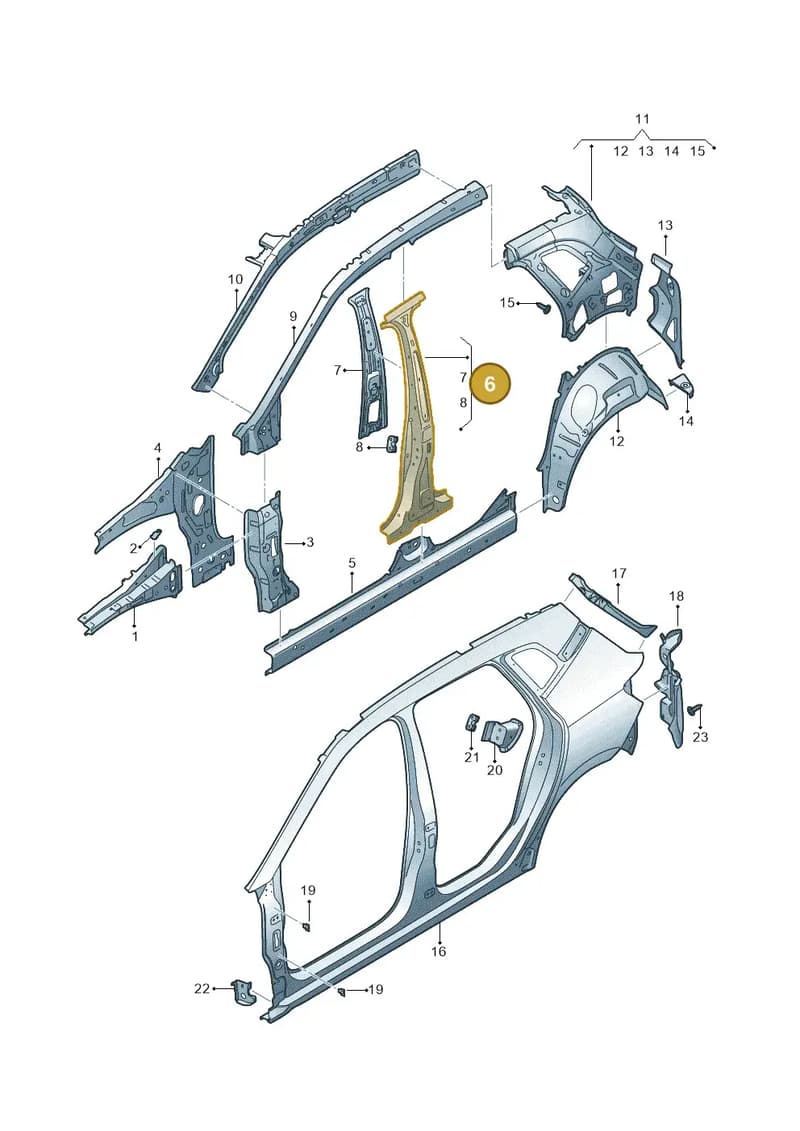 6F9809607A — SEAT Arona (2017-) diagram 471809000, position 6