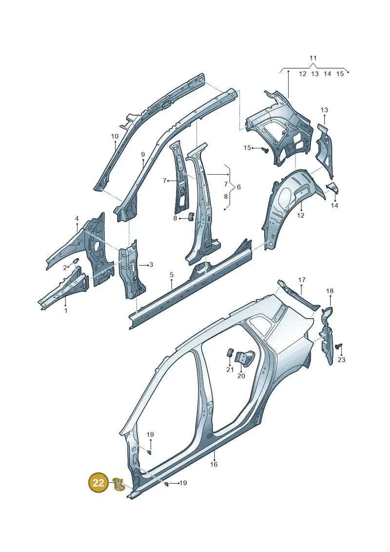6F9810222 — SEAT Arona (2017-) diagram 471809000, position 22