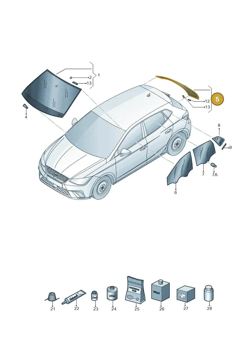 6F9845051FNVB — SEAT Arona (2017-) diagram 835845000, position 5