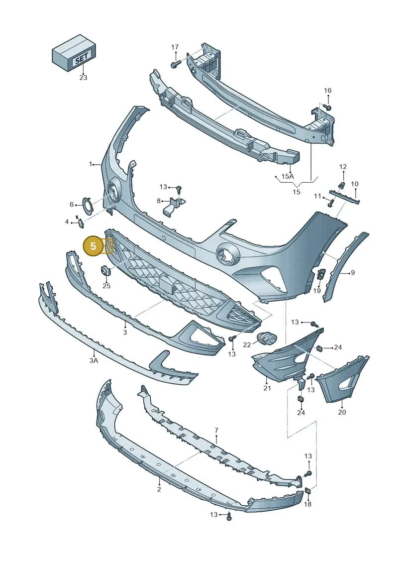 6F9853667J9B9 — SEAT Arona (2017-) diagram 471807010, position 5