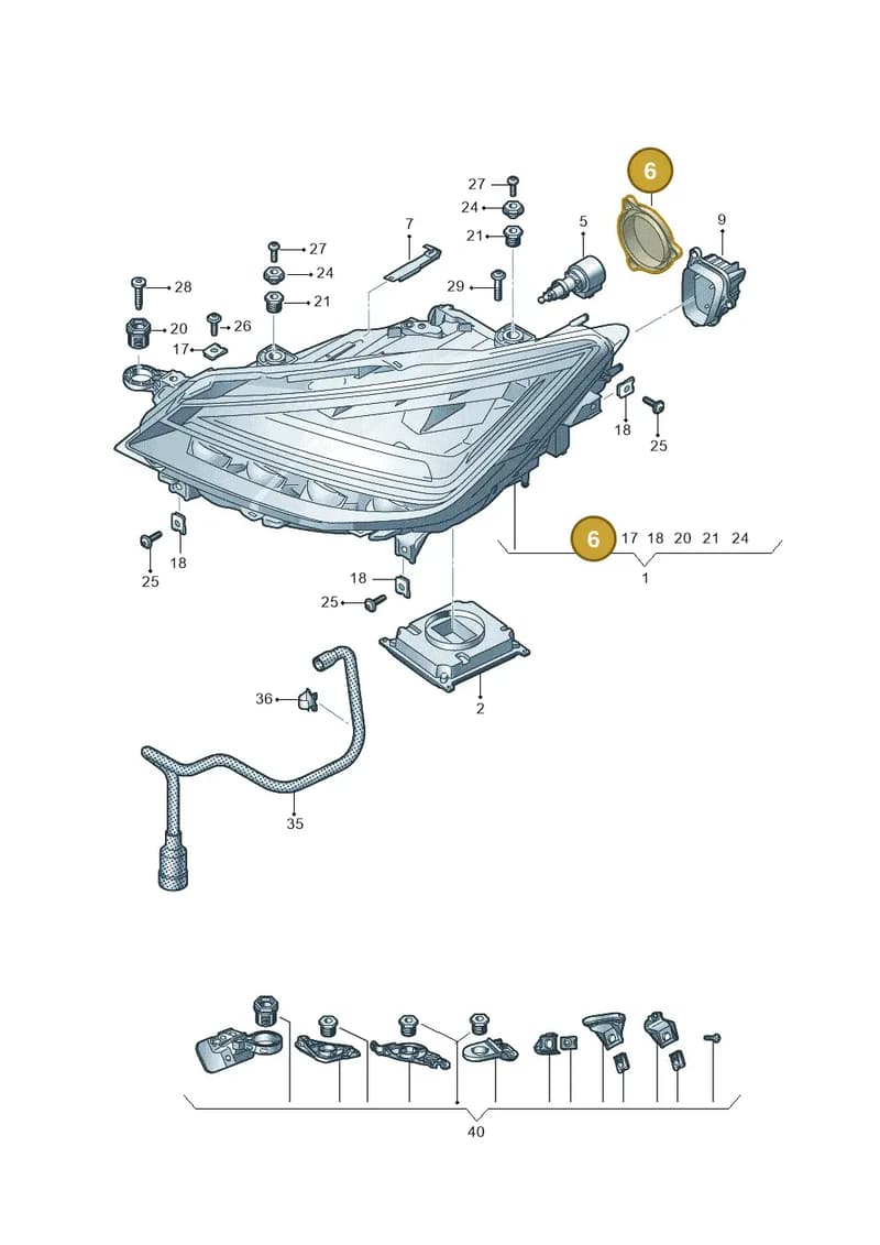 6F9941607 — SEAT Arona (2017-) diagram 835941200, position 6
