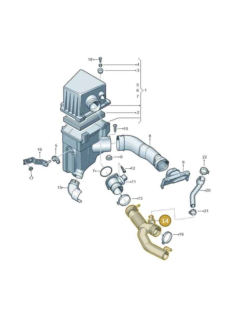 6J0129684 — SEAT Ibiza (2012-) diagram 225129350, position 14