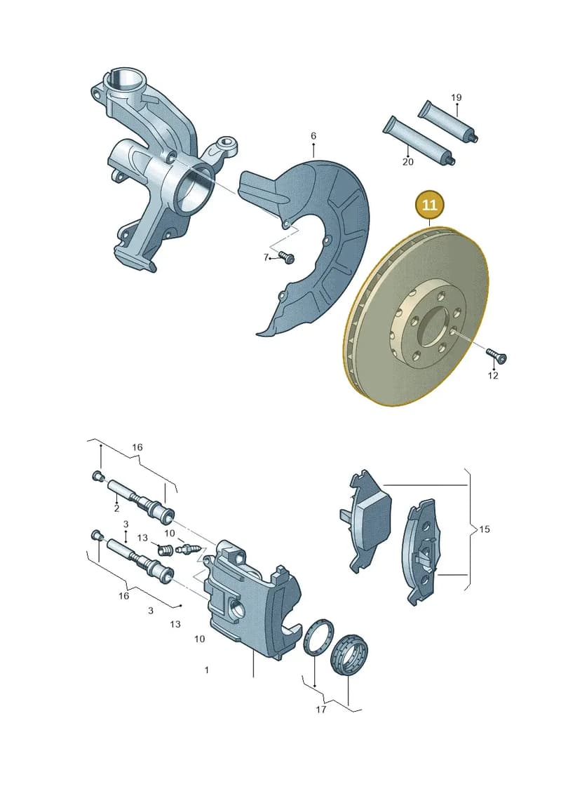 6J0698302 — SEAT Toledo Reference (2012-2015) diagram 672615160, position 11