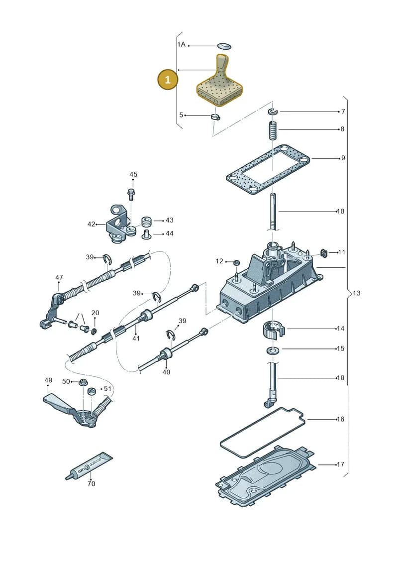 6J0711113AQLWI — SEAT Ibiza Reference (2011-2012) diagram 672711300, position 1