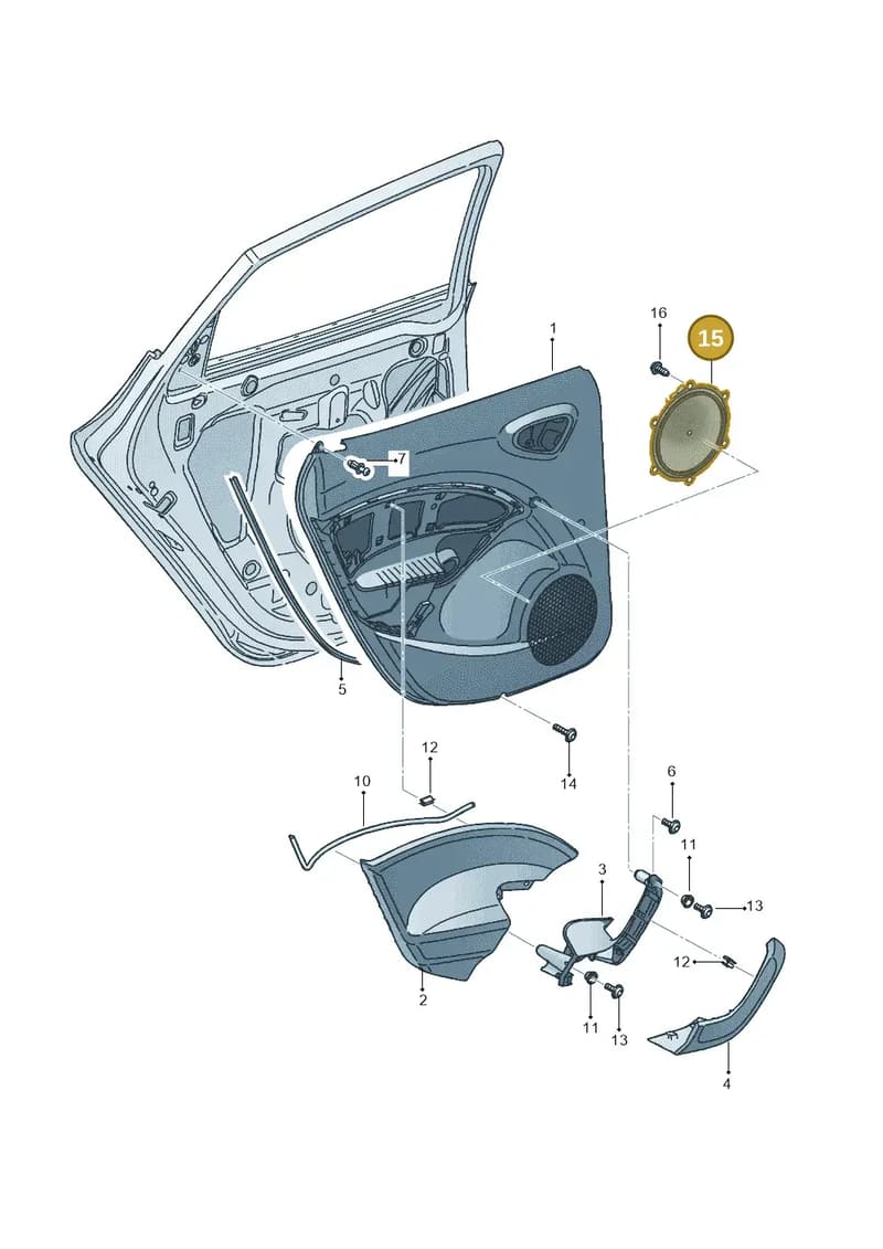 6J0837903 — SEAT Ibiza (2015-) diagram 639867400, position 15