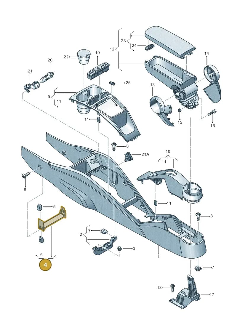6J0863143 — SEAT Ibiza (2015-) diagram 639863600, position 4