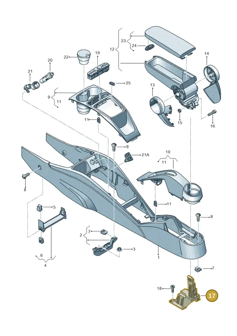 6J0864273 — SEAT Ibiza (2015-) diagram 639863600, position 17
