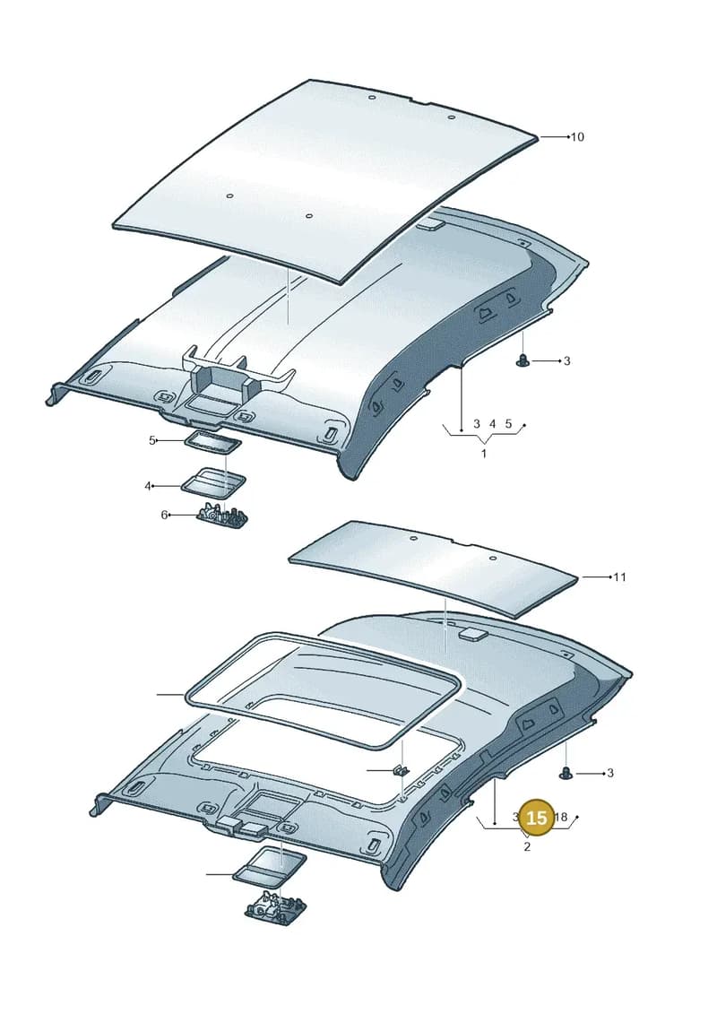 6J0867577A — SEAT Ibiza (2015-) diagram 639867550, position 15