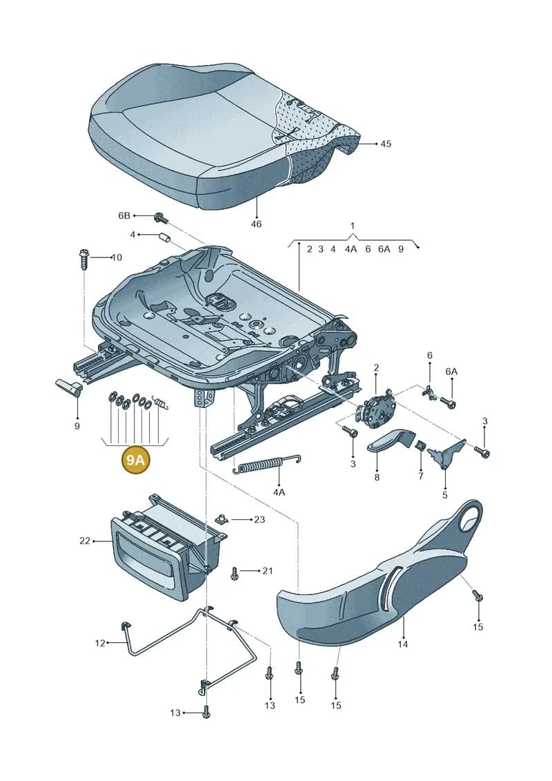 6J0898031 — SEAT Ibiza (2015-) diagram 639881000, position 9A