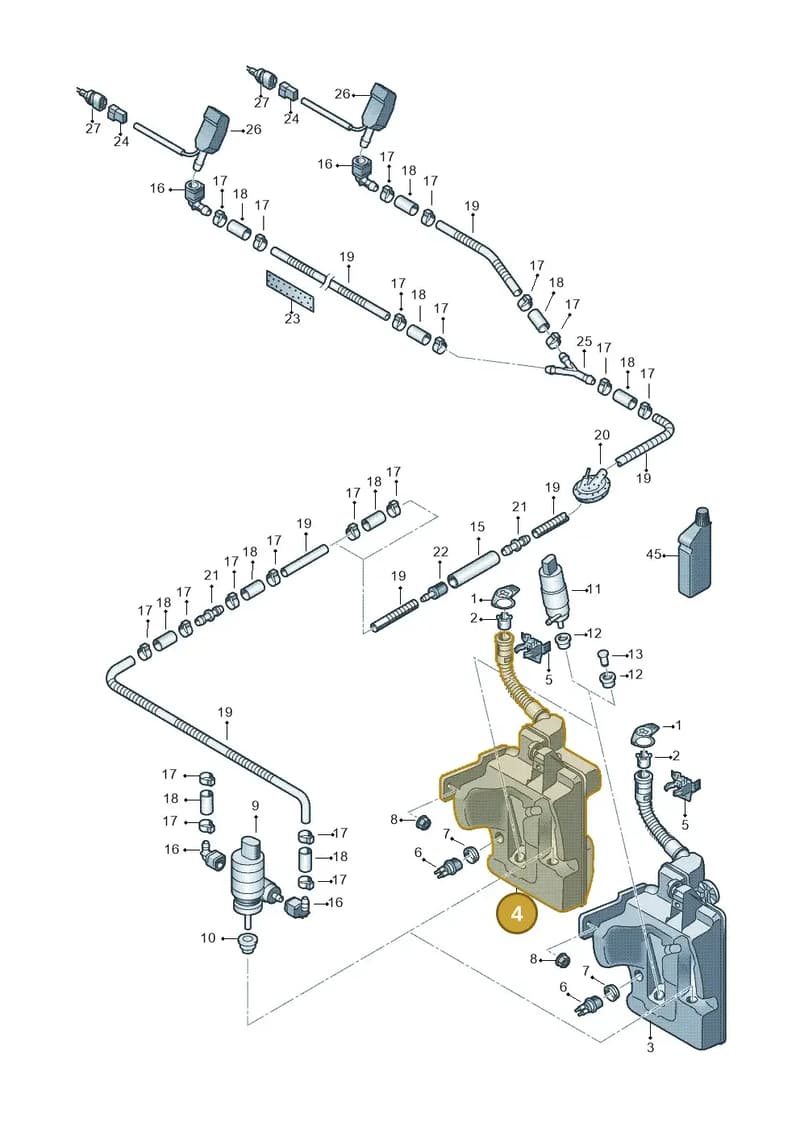 6J0955453A — SEAT Ibiza (2012-) diagram 672955100, position 4
