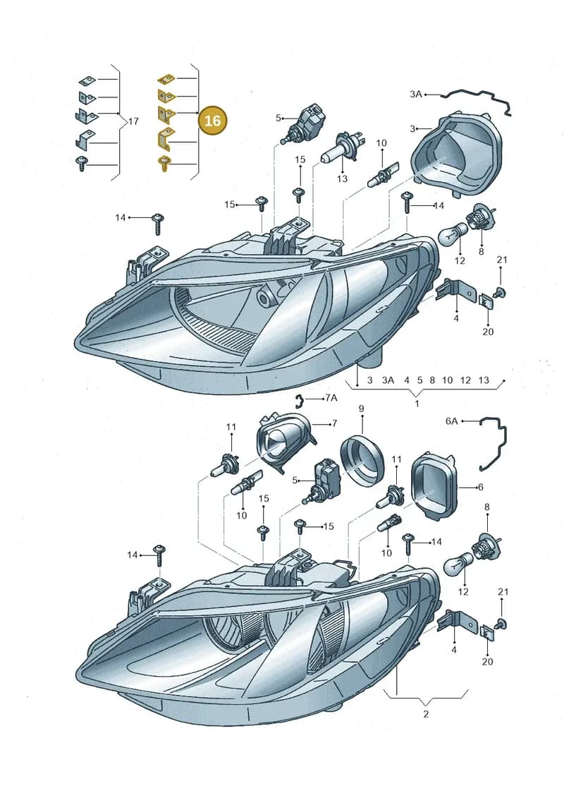 6J0998225 — SEAT Ibiza Reference (2011-2012) diagram 639941000, position 16