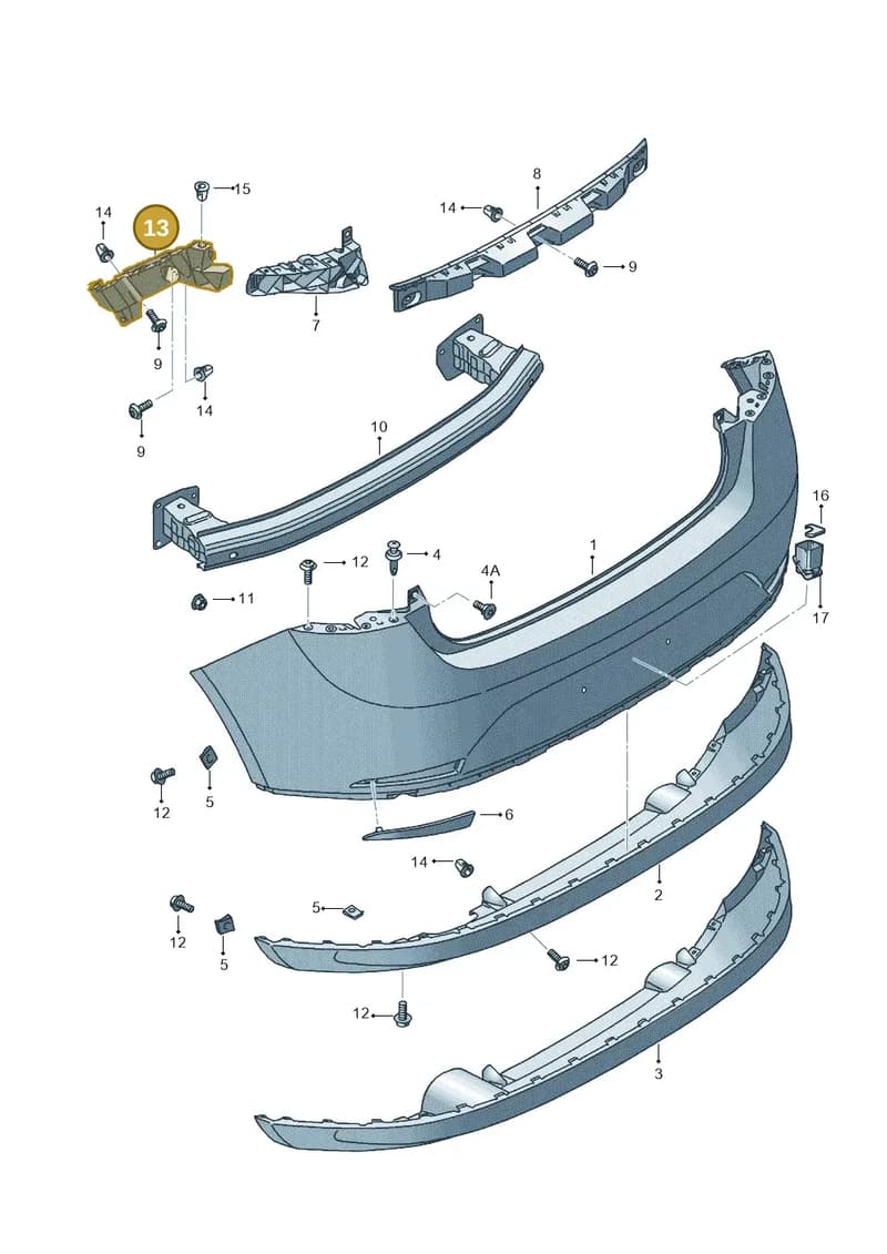 6J3807394 — SEAT Ibiza Reference (2011-2012) diagram 639807500, position 13