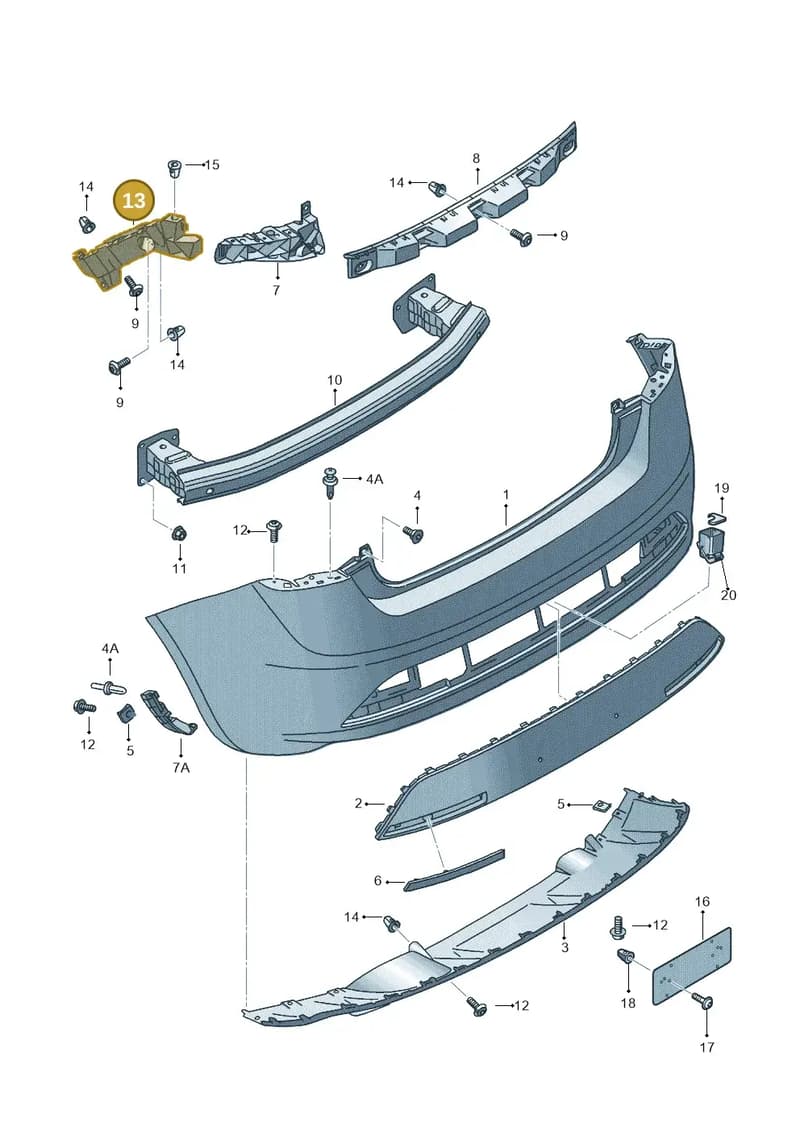 6J3807394 — SEAT Ibiza (2015-) diagram 639807550, position 13