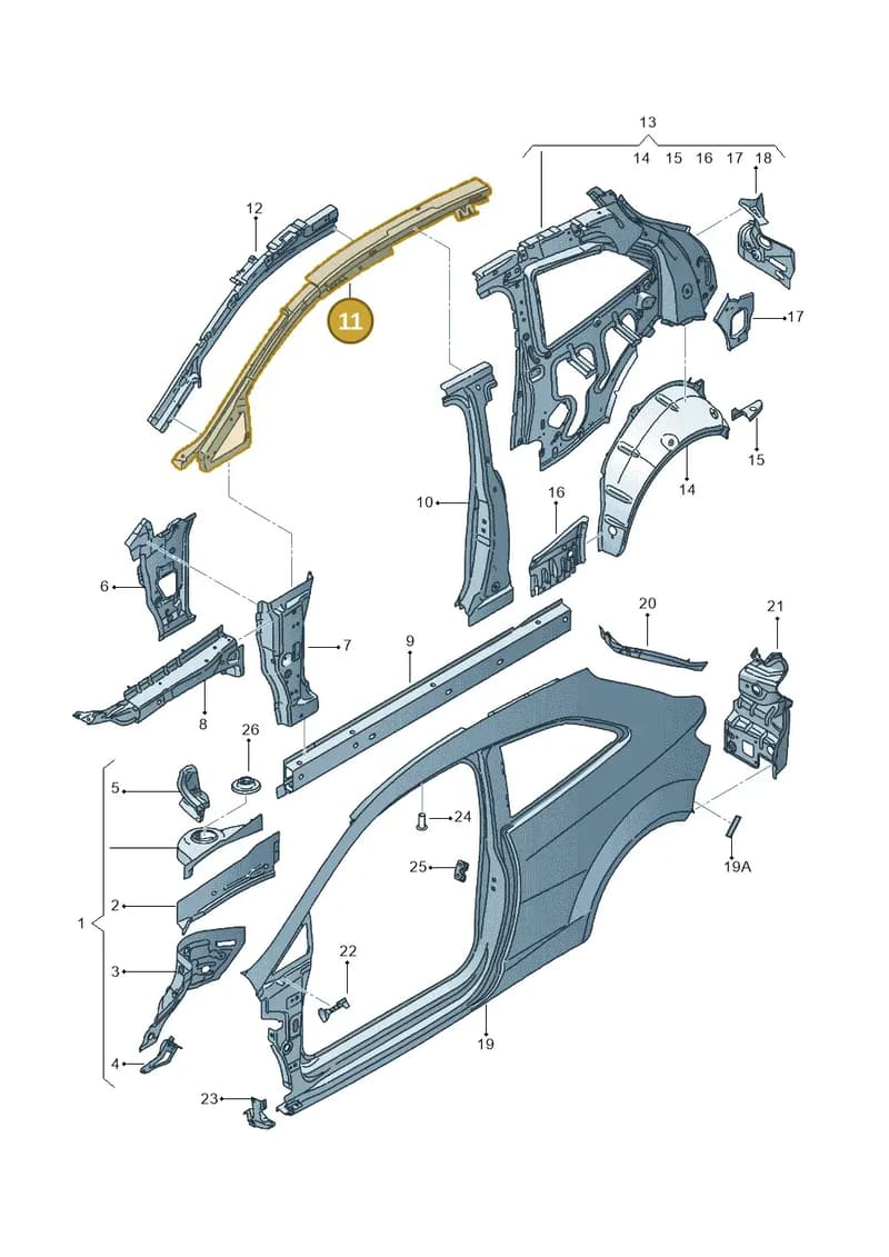 6J3810183C — SEAT Ibiza (2015-) diagram 639809000, position 11