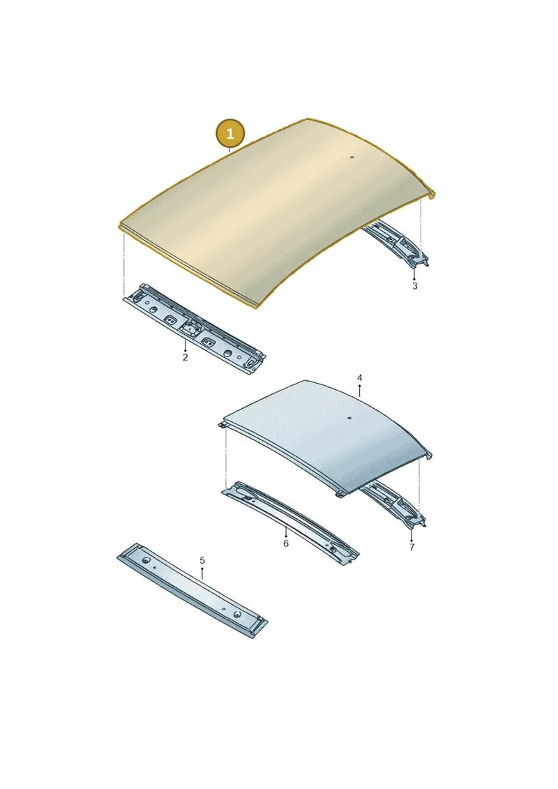 6J3817111 — SEAT Ibiza (2015-) diagram 639817000, position 1