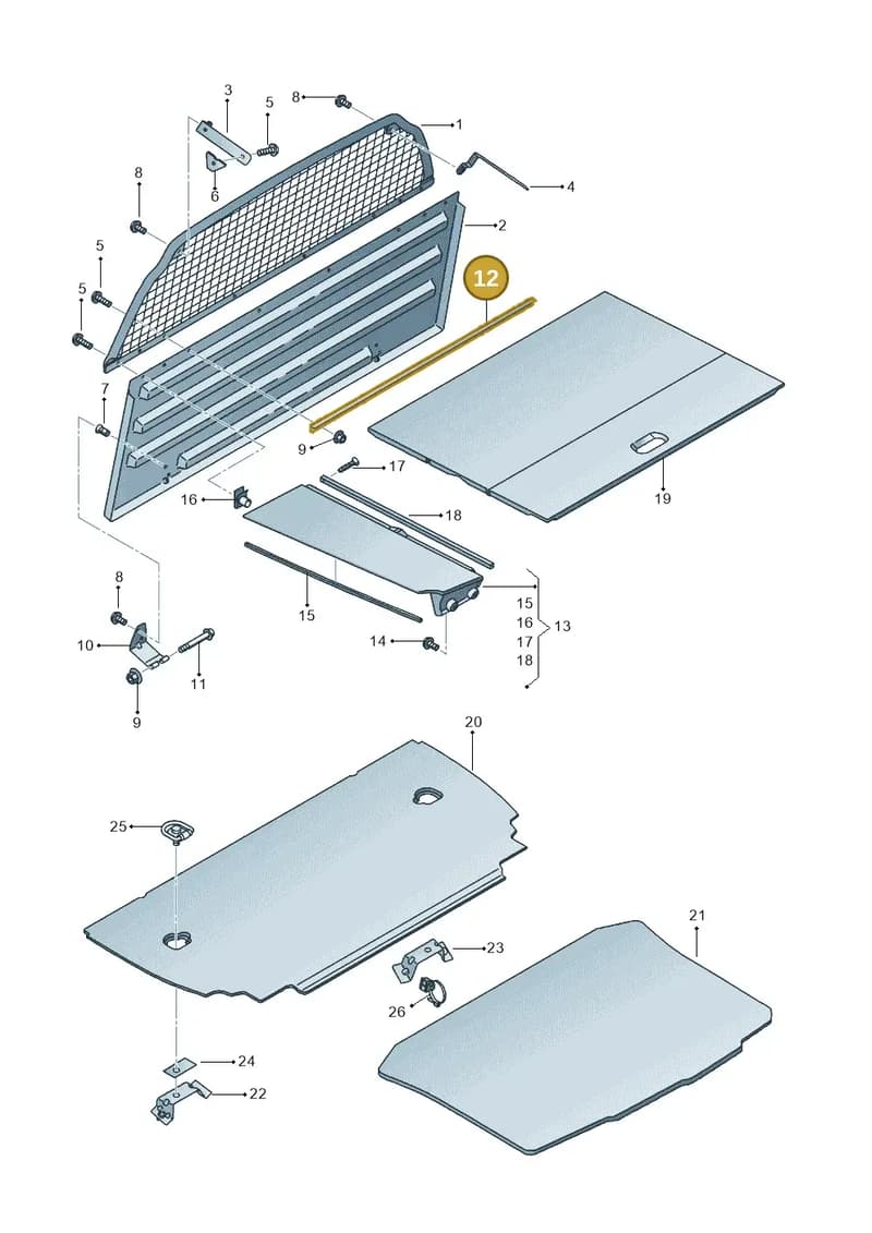 6J3857783 — SEAT Ibiza (2015-) diagram 639867950, position 12