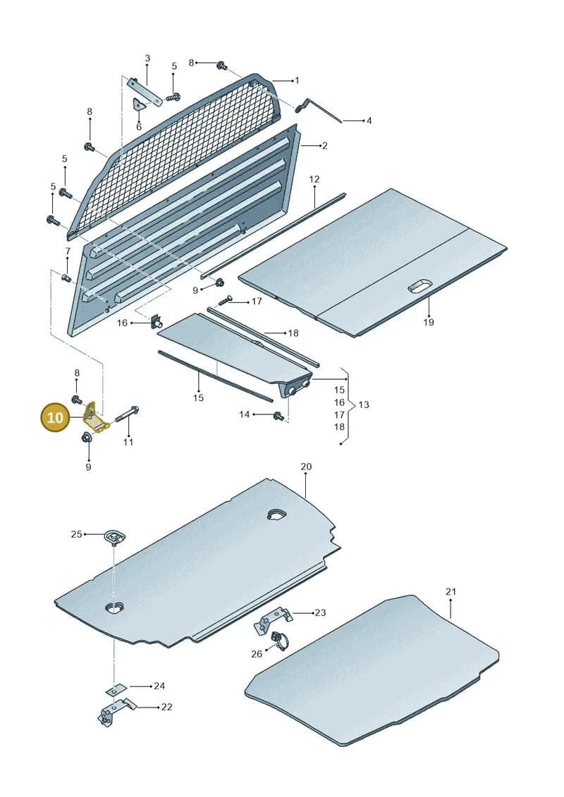 6J3863627 — SEAT Ibiza (2015-) diagram 639867950, position 10