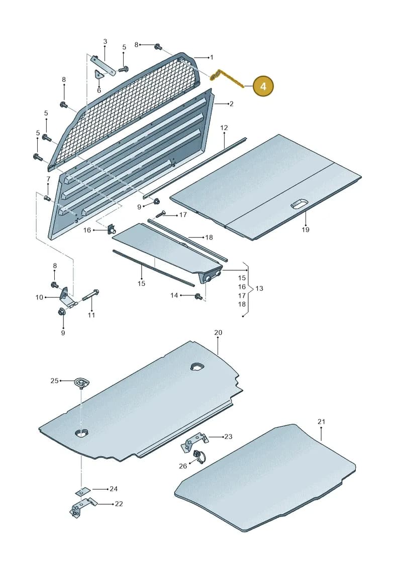 6J3867136 — SEAT Ibiza (2015-) diagram 639867950, position 4