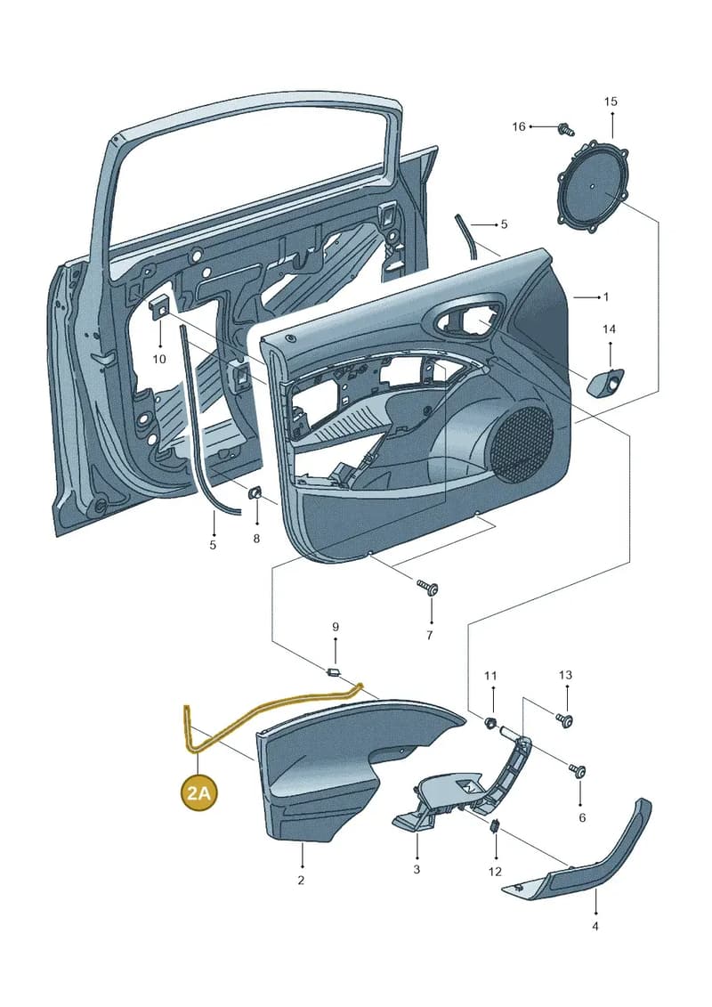 6J3868384B — SEAT Ibiza (2012-) diagram 639867000, position 2A