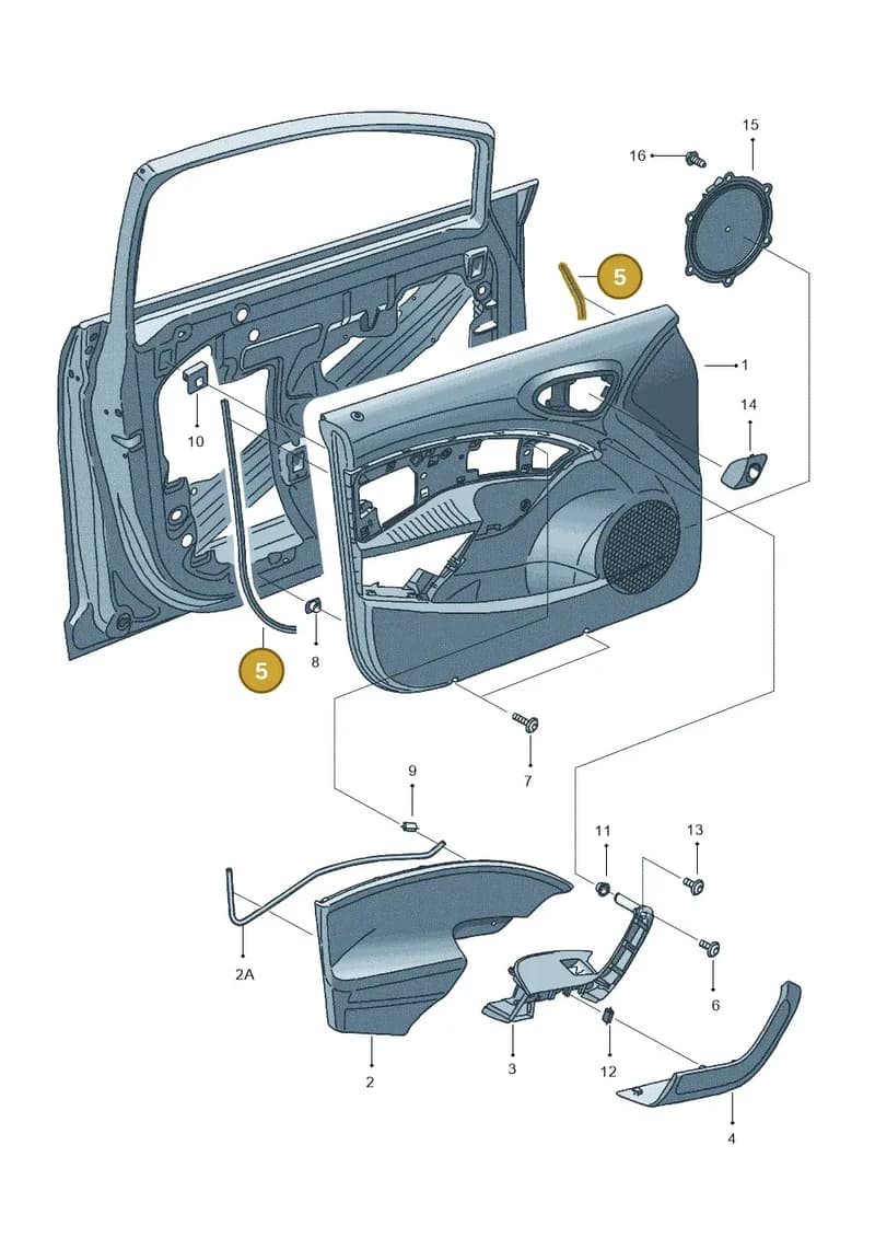 6J3868543 — SEAT Ibiza (2012-) diagram 639867000, position 5