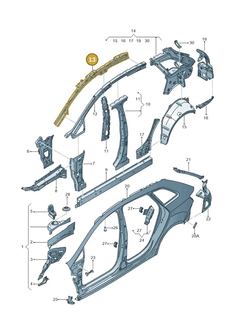 6J4809428C — SEAT Ibiza (2015-) diagram 639809350, position 13