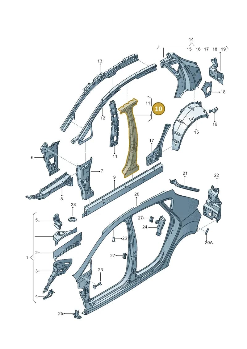 6J4809608C — SEAT Ibiza (2015-) diagram 639809300, position 10