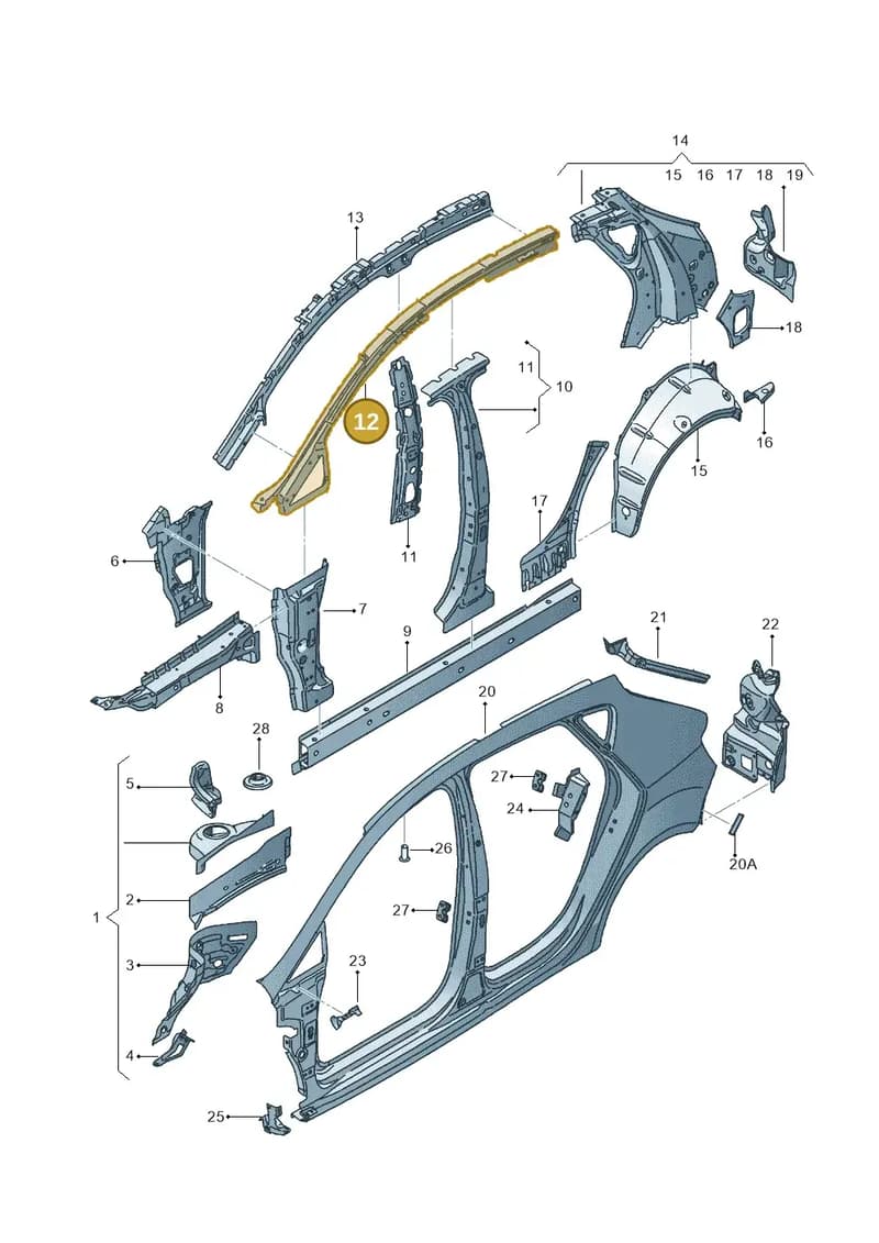 6J4810184C — SEAT Ibiza (2015-) diagram 639809300, position 12