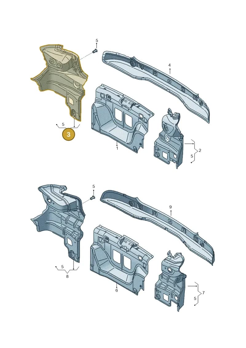 6J4813320A — SEAT Ibiza (2015-) diagram 639813000, position 3