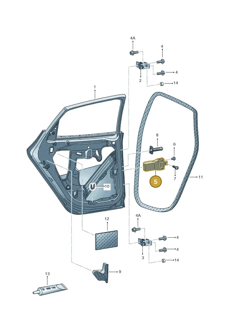 6J4839249B — SEAT Ibiza (2015-) diagram 639833000, position 5