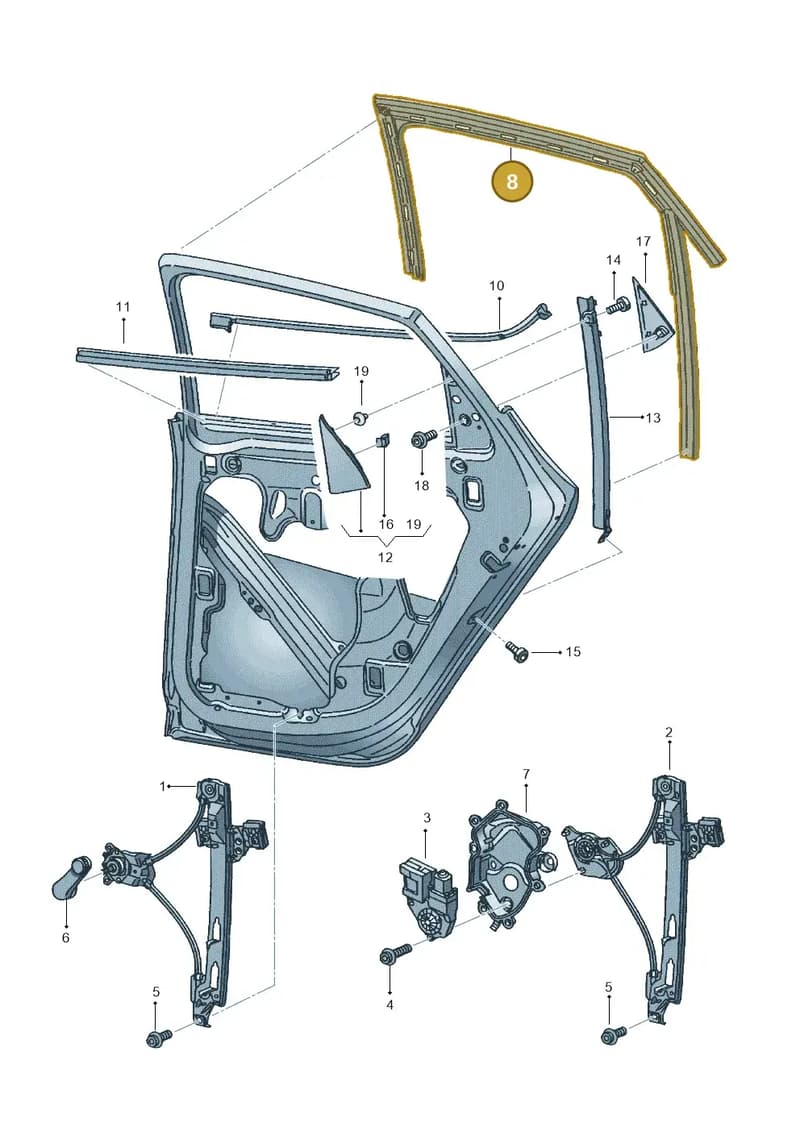 6J4839432F — SEAT Ibiza (2015-) diagram 639839600, position 8