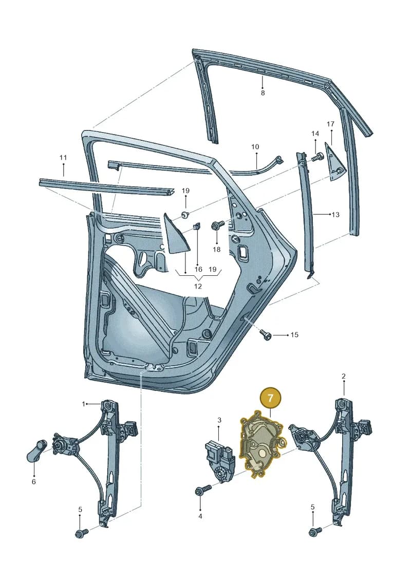 6J4867443 — SEAT Ibiza (2015-) diagram 639839600, position 7