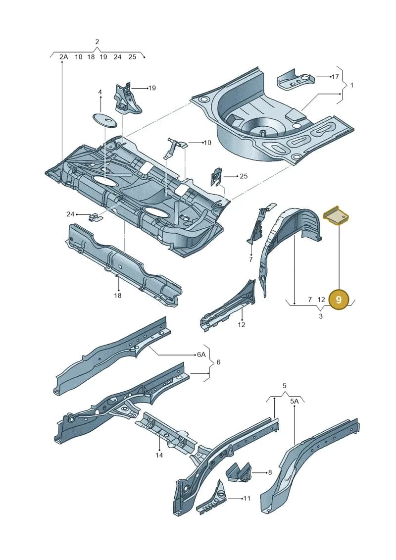 6J6804749 — SEAT Ibiza (2015-) diagram 639803200, position 9