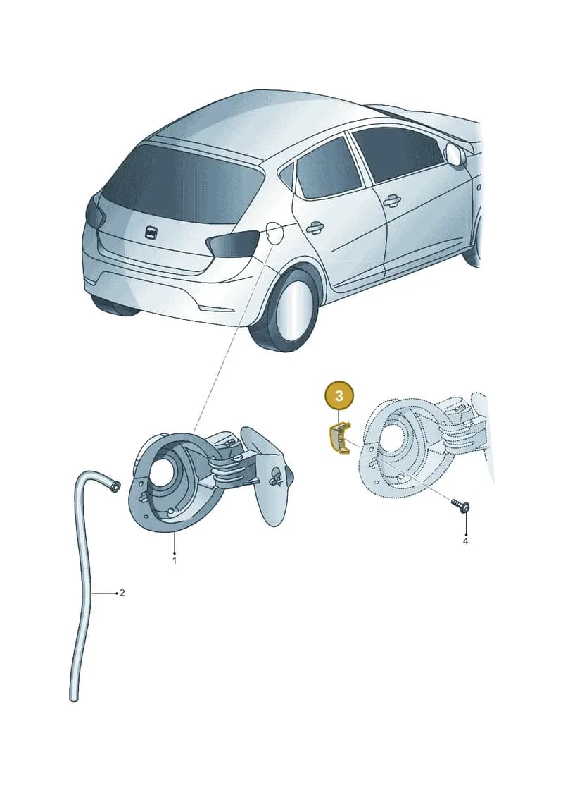 6J8810901 — SEAT Ibiza (2015-) diagram 639809500, position 3