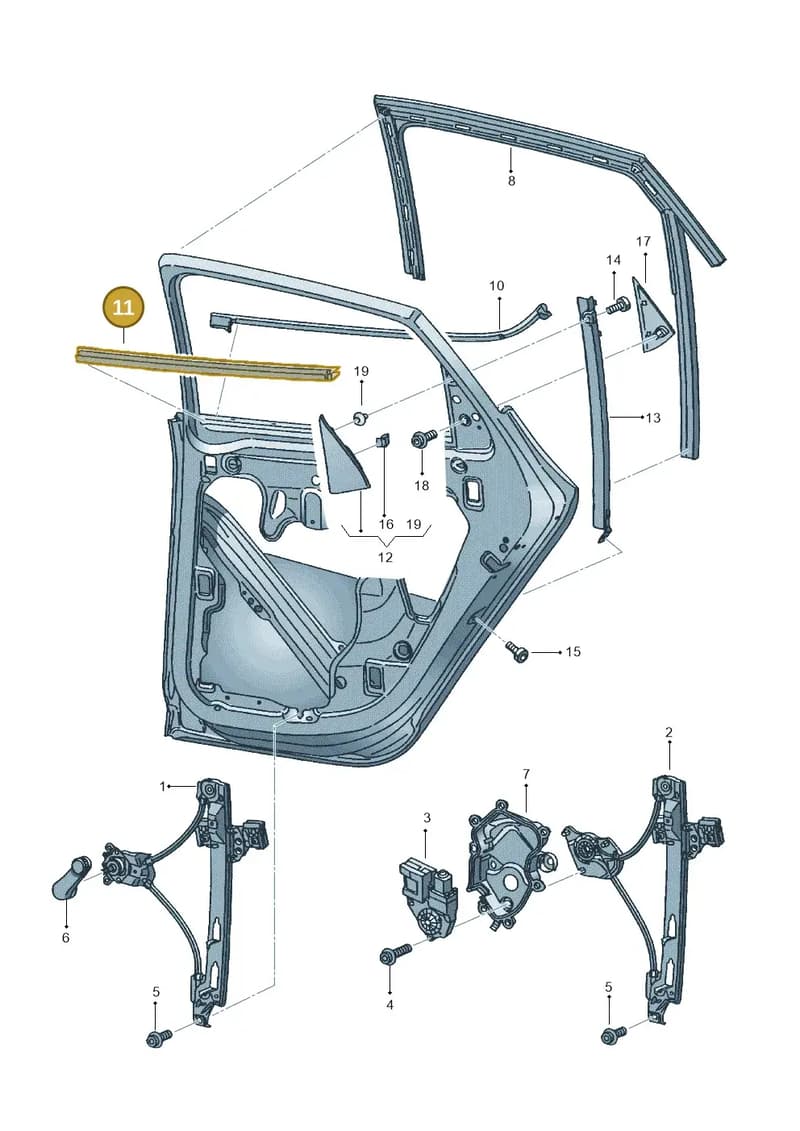 6J8839471A — SEAT Ibiza (2015-) diagram 639839600, position 11