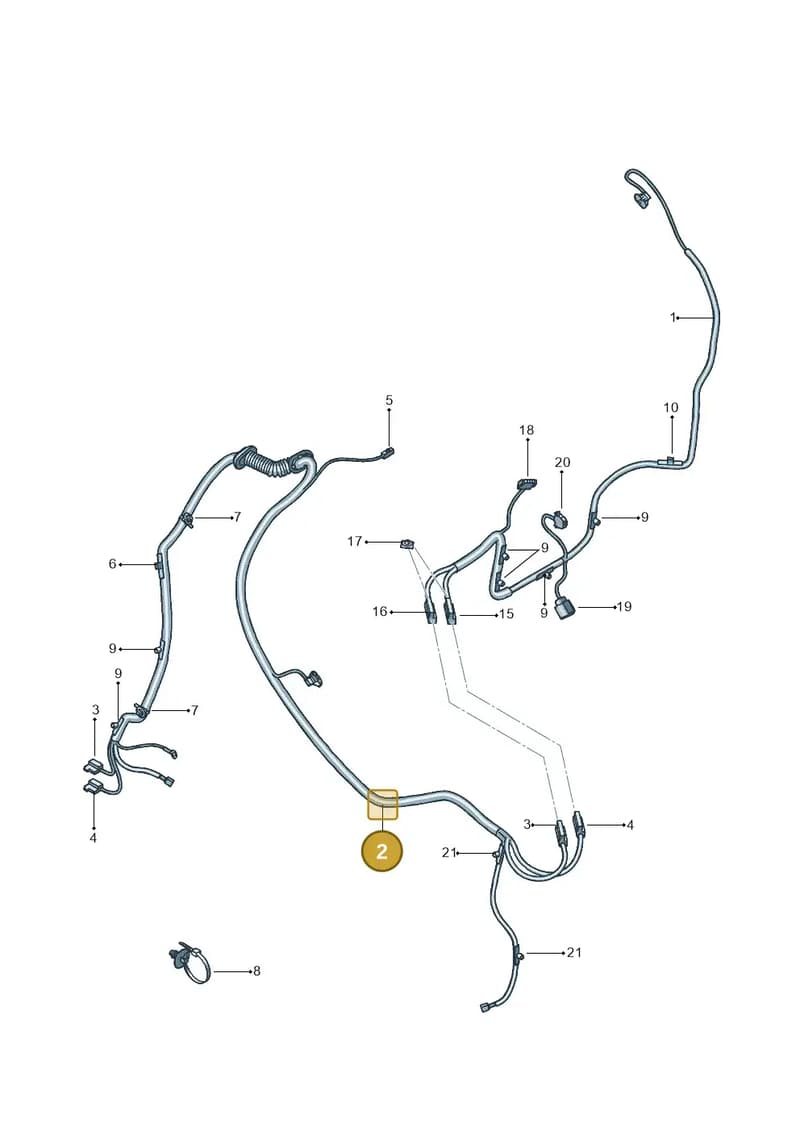 6J8971145A — SEAT Ibiza (2015-) diagram 639972500, position 2
