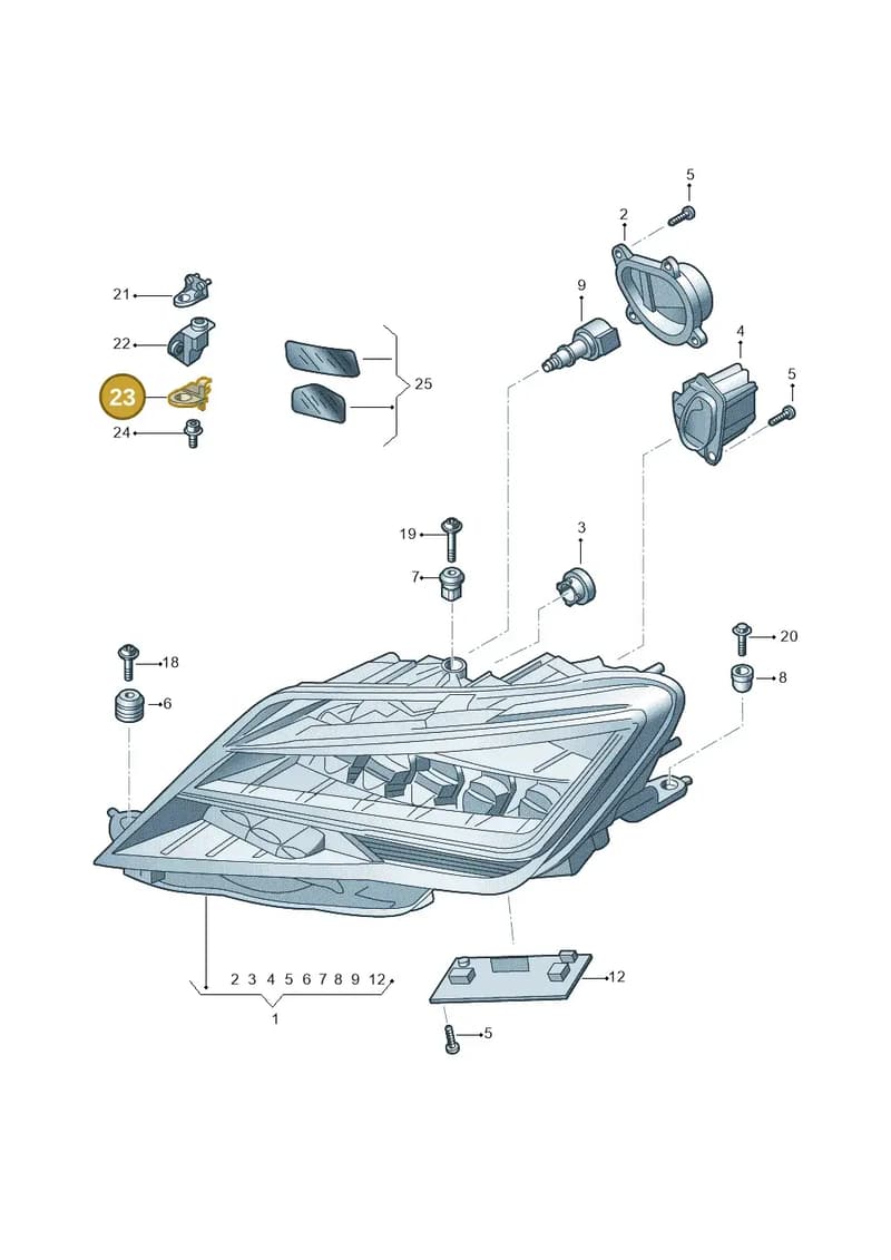 6JA998225 — SEAT Toledo (2015-2019) diagram 742941100, position 23