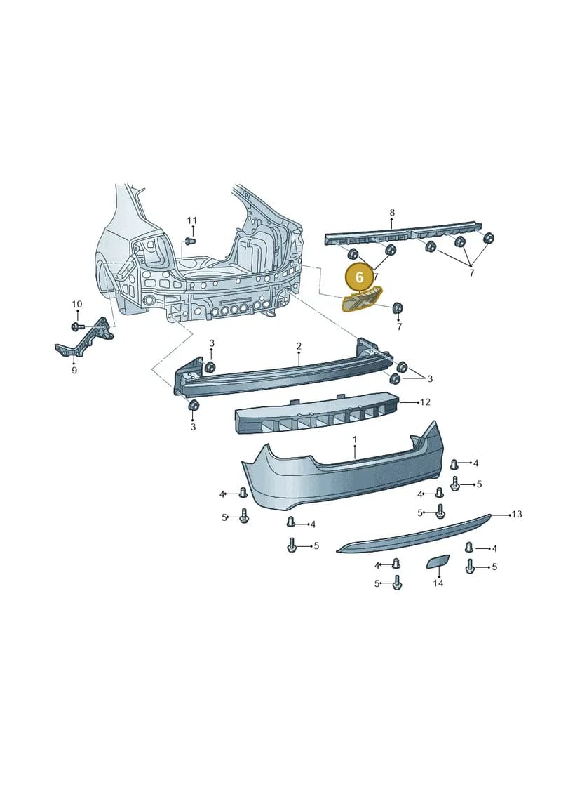 6JH807393A — SEAT Toledo Reference (2012-2015) diagram 742807500, position 6